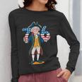 Six Seven 6 7 7 6 George Washington Teacher American Women Long Sleeve T-Shirt, funny design