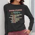 Social Studies Is Relevant History Teacher History Buff Women Long Sleeve T-Shirt, History Teacher Gifts, funny design