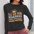 Spanish Multilingual Teacher Dual Languages Bilingual Women Long Sleeve T-Shirt, funny design Spanish Multilingual Teacher Dual Languages Bilingual Women Long Sleeve T-Shirt, funny design