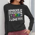 Special Education Advocate Love Support SPED Teacher Women Long Sleeve T-Shirt, funny design Special Education Advocate Love Support SPED Teacher Women Long Sleeve T-Shirt, funny design