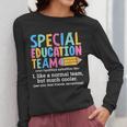 Special Education Team Definition Retro Ed Team Crew Teacher Women Long Sleeve T-Shirt, funny design
