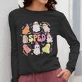 SPED Teacher Halloween Spooky Special Education Team Men Women Kids Women Long Sleeve T-Shirt, funny design SPED Teacher Halloween Spooky Special Education Team Men Women Kids Women Long Sleeve T-Shirt, funny design