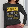 Spelling Bee Halloween Pun Costume Beekeeper Teacher Women Long Sleeve T-Shirt, funny design Spelling Bee Halloween Pun Costume Beekeeper Teacher Women Long Sleeve T-Shirt, funny design