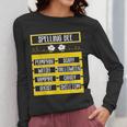 Spelling Bee Halloween Teachers Bee Spelling Competition Women Long Sleeve T-Shirt, funny design