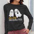 Spooky Ghost Inequalities Halloween Math Teacher Women Long Sleeve T-Shirt, funny design Spooky Ghost Inequalities Halloween Math Teacher Women Long Sleeve T-Shirt, funny design