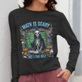 Spooky Halloween Math Teacher Women Long Sleeve T-Shirt, funny design Spooky Halloween Math Teacher Women Long Sleeve T-Shirt, funny design
