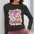 Spooky Teacher Ghost Pencil Teacher Halloween Teacher Women Long Sleeve T-Shirt, funny design Spooky Teacher Ghost Pencil Teacher Halloween Teacher Women Long Sleeve T-Shirt, funny design