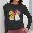 Student Teacher Coquette Bow Pencil Back To School First Day Women Long Sleeve T-Shirt, funny design Student Teacher Coquette Bow Pencil Back To School First Day Women Long Sleeve T-Shirt, funny design