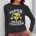 Super 2nd Grade Teacher Hero Women Long Sleeve T-Shirt, Super Teacher Gifts, 2nd Grade Teacher Gifts, funny design