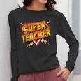 Super Teacher Superhero Back To School Teacher's Women Long Sleeve T-Shirt, Super Teacher Gifts, funny design Super Teacher Superhero Back To School Teacher's Women Long Sleeve T-Shirt, Super Teacher Gifts, funny design