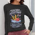 Superhero Sidekick Teaching Teach School Teacher Assistant Women Long Sleeve T-Shirt, funny design Superhero Sidekick Teaching Teach School Teacher Assistant Women Long Sleeve T-Shirt, funny design
