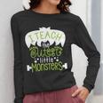 I Teach The Cutest Little Monsters Halloween Teacher Spooky Women Long Sleeve T-Shirt, funny design I Teach The Cutest Little Monsters Halloween Teacher Spooky Women Long Sleeve T-Shirt, funny design