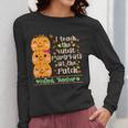 I Teach The Cutest Pumpkins In The Patch Infant Teacher Women Long Sleeve T-Shirt, funny design