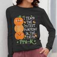 I Teach The Cutest Pumpkins In Patch Pre-K Halloween Teacher Women Long Sleeve T-Shirt, funny design I Teach The Cutest Pumpkins In Patch Pre-K Halloween Teacher Women Long Sleeve T-Shirt, funny design
