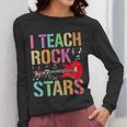 I Teach Rockstars Band Vibes Teacher Rocks My Music Teaching Women Long Sleeve T-Shirt, funny design I Teach Rockstars Band Vibes Teacher Rocks My Music Teaching Women Long Sleeve T-Shirt, funny design