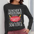 Teacher Assistant Teaching School Ninja Appreciation Women Long Sleeve T-Shirt, funny design Teacher Assistant Teaching School Ninja Appreciation Women Long Sleeve T-Shirt, funny design