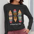 Teacher Life Teach Love Inspire Pencils Inspirational Women Women Long Sleeve T-Shirt, funny design Teacher Life Teach Love Inspire Pencils Inspirational Women Women Long Sleeve T-Shirt, funny design