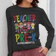 Teacher Of Pre K Superheroes Teacher New School Year Men Women Women Long Sleeve T-Shirt, funny design