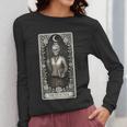 The Teacher Skeleton Tarot Card Women Long Sleeve T-Shirt, funny design
