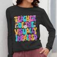 Teacher Of The Visually Impaired Blindness Awareness Women Long Sleeve T-Shirt, funny design Teacher Of The Visually Impaired Blindness Awareness Women Long Sleeve T-Shirt, funny design