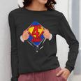 Teachers Are Superheroes 4th Grade Super Teacher Staff Men Women Women Long Sleeve T-Shirt, Super Teacher Gifts, 4th Grade Teacher Gifts, funny design