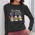 Teaching My Boos Ghost Teacher Halloween Spooky Educator Women Long Sleeve T-Shirt, funny design Teaching My Boos Ghost Teacher Halloween Spooky Educator Women Long Sleeve T-Shirt, funny design