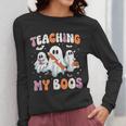 Teaching My Boos Teacher Cute Ghost Teacher Halloween Women Long Sleeve T-Shirt, funny design Teaching My Boos Teacher Cute Ghost Teacher Halloween Women Long Sleeve T-Shirt, funny design