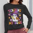 Teaching My Boos Teacher Ghost Teach Halloween Teacher Women Long Sleeve T-Shirt, funny design Teaching My Boos Teacher Ghost Teach Halloween Teacher Women Long Sleeve T-Shirt, funny design