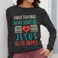 Teaching In My Veins Jesus In My Heart God Christian Teacher Women Long Sleeve T-Shirt, funny design Teaching In My Veins Jesus In My Heart God Christian Teacher Women Long Sleeve T-Shirt, funny design