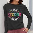 Team Second Grade Teacher Back To School 2nd Grade Squad Women Long Sleeve T-Shirt, 2nd Grade Teacher Gifts, funny design