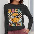Test Day Rock The Test Teacher Testing Day You Got This Women Long Sleeve T-Shirt, funny design Test Day Rock The Test Teacher Testing Day You Got This Women Long Sleeve T-Shirt, funny design