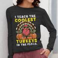 Thanksgiving I Teach Coolest Turkeys Teacher Fall Women Men Women Long Sleeve T-Shirt, funny design Thanksgiving I Teach Coolest Turkeys Teacher Fall Women Men Women Long Sleeve T-Shirt, funny design