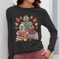 Thanksgiving Teacher Books Turkey Reading Book Women Long Sleeve T-Shirt, funny design Thanksgiving Teacher Books Turkey Reading Book Women Long Sleeve T-Shirt, funny design