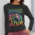 Tie Dye Teaching Social Studies Is My Jam Sunglasses Teacher Women Long Sleeve T-Shirt, funny design Tie Dye Teaching Social Studies Is My Jam Sunglasses Teacher Women Long Sleeve T-Shirt, funny design