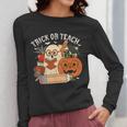 Trick Or Teach Retro Halloween Teacher Women Men Costume Women Long Sleeve T-Shirt, funny design Trick Or Teach Retro Halloween Teacher Women Men Costume Women Long Sleeve T-Shirt, funny design