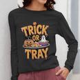 Trick Or Tray Halloween Cafeteria Teacher School Women Long Sleeve T-Shirt, funny design Trick Or Tray Halloween Cafeteria Teacher School Women Long Sleeve T-Shirt, funny design