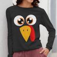 Turkey Face Halloween Costume Thanksgiving Teacher Nurse Women Long Sleeve T-Shirt, funny design Turkey Face Halloween Costume Thanksgiving Teacher Nurse Women Long Sleeve T-Shirt, funny design