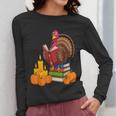 Turkey Reading Books Fall Thanksgiving Teacher Book Women Long Sleeve T-Shirt, funny design Turkey Reading Books Fall Thanksgiving Teacher Book Women Long Sleeve T-Shirt, funny design