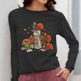 Turkey Reading Books Fall Thanksgiving Teacher Librarian Women Long Sleeve T-Shirt, funny design Turkey Reading Books Fall Thanksgiving Teacher Librarian Women Long Sleeve T-Shirt, funny design