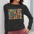 Twin Day Friends Teacher Twinning With My Bestie Matching Women Long Sleeve T-Shirt, Friend Gifts, funny design Twin Day Friends Teacher Twinning With My Bestie Matching Women Long Sleeve T-Shirt, Friend Gifts, funny design