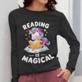 Unicorn Teacher Reading Is Magical Book Women Long Sleeve T-Shirt, funny design Unicorn Teacher Reading Is Magical Book Women Long Sleeve T-Shirt, funny design