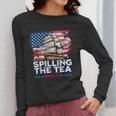 US History Teacher Boston Spilling The Tea Since 1773 Women Long Sleeve T-Shirt, History Teacher Gifts, funny design US History Teacher Boston Spilling The Tea Since 1773 Women Long Sleeve T-Shirt, History Teacher Gifts, funny design