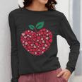 Valentines Day Teacher Hearts Apple Love Teach Women Men Women Long Sleeve T-Shirt, funny design