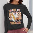 Vintage Teacher Shirt Women Trick Or Teach Halloween Women Long Sleeve T-Shirt, funny design Vintage Teacher Shirt Women Trick Or Teach Halloween Women Long Sleeve T-Shirt, funny design