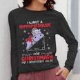 I Want A Hippopotenuse For Christmath Math Teacher Christmas Women Long Sleeve T-Shirt, funny design I Want A Hippopotenuse For Christmath Math Teacher Christmas Women Long Sleeve T-Shirt, funny design