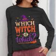Which Witch Is Which Halloween For Women Men English Teacher Women Long Sleeve T-Shirt, English Teacher Gifts, funny design Which Witch Is Which Halloween For Women Men English Teacher Women Long Sleeve T-Shirt, English Teacher Gifts, funny design