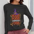 Witchy Halloween Hocus Pocus Everybody Focus Teacher Pumpkin Women Long Sleeve T-Shirt, funny design Witchy Halloween Hocus Pocus Everybody Focus Teacher Pumpkin Women Long Sleeve T-Shirt, funny design