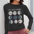 Women Science Teacher Moon Phases Scientist Back To School Women Long Sleeve T-Shirt, Science Teacher Gifts, funny design