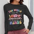 The World Needs All Kinds Of Minds Special Education Teacher Women Long Sleeve T-Shirt, funny design The World Needs All Kinds Of Minds Special Education Teacher Women Long Sleeve T-Shirt, funny design