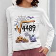 4489 Square Root 67 Math Teacher Halloween Costume Professor Women Long Sleeve T-Shirt, funny design 4489 Square Root 67 Math Teacher Halloween Costume Professor Women Long Sleeve T-Shirt, funny design